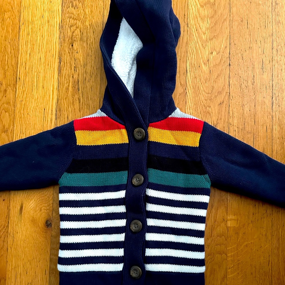Hanna Andersson fleece button down sweater